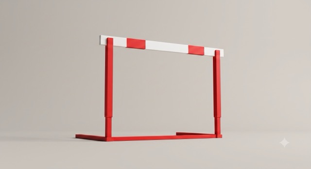 A visual symbolizing challenges to overcome